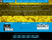 Tablet Screenshot of ideal-industries.com
